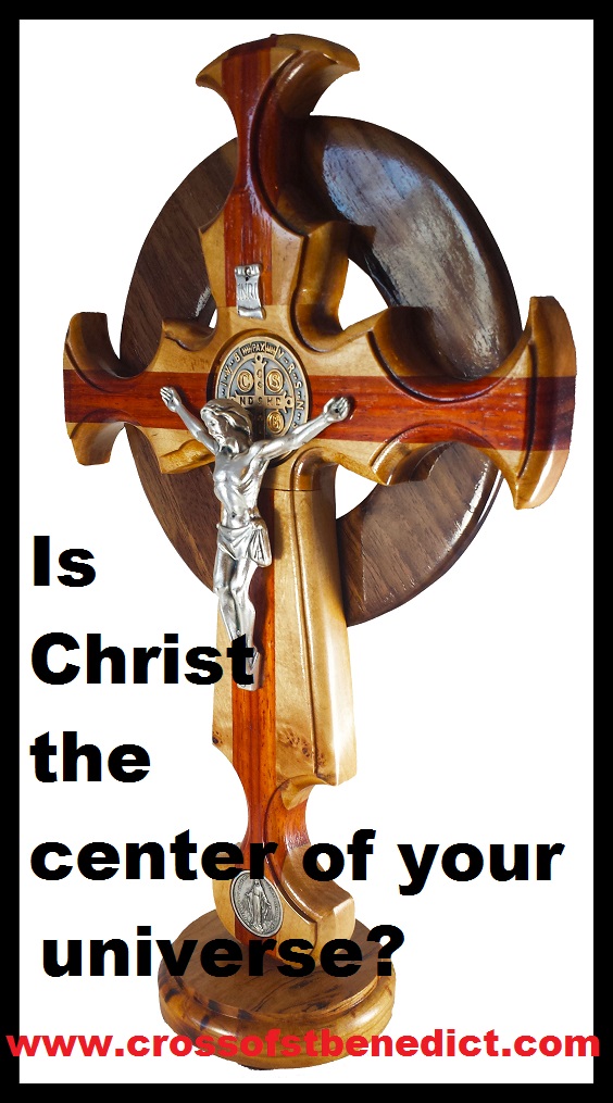 Trinity Celtic St.  Benedict Crucifix with Miraculous Medal 