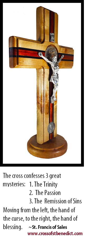 Traditional St. Benedict Crucifix with Miraculous Medal